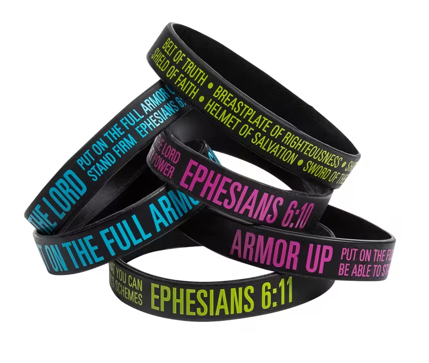 Armor of God Silicone Bracelets