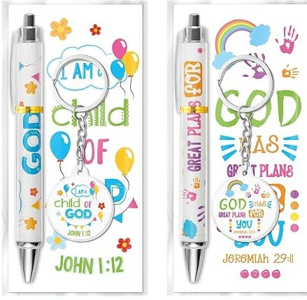Bookmark, Pens and Keychain