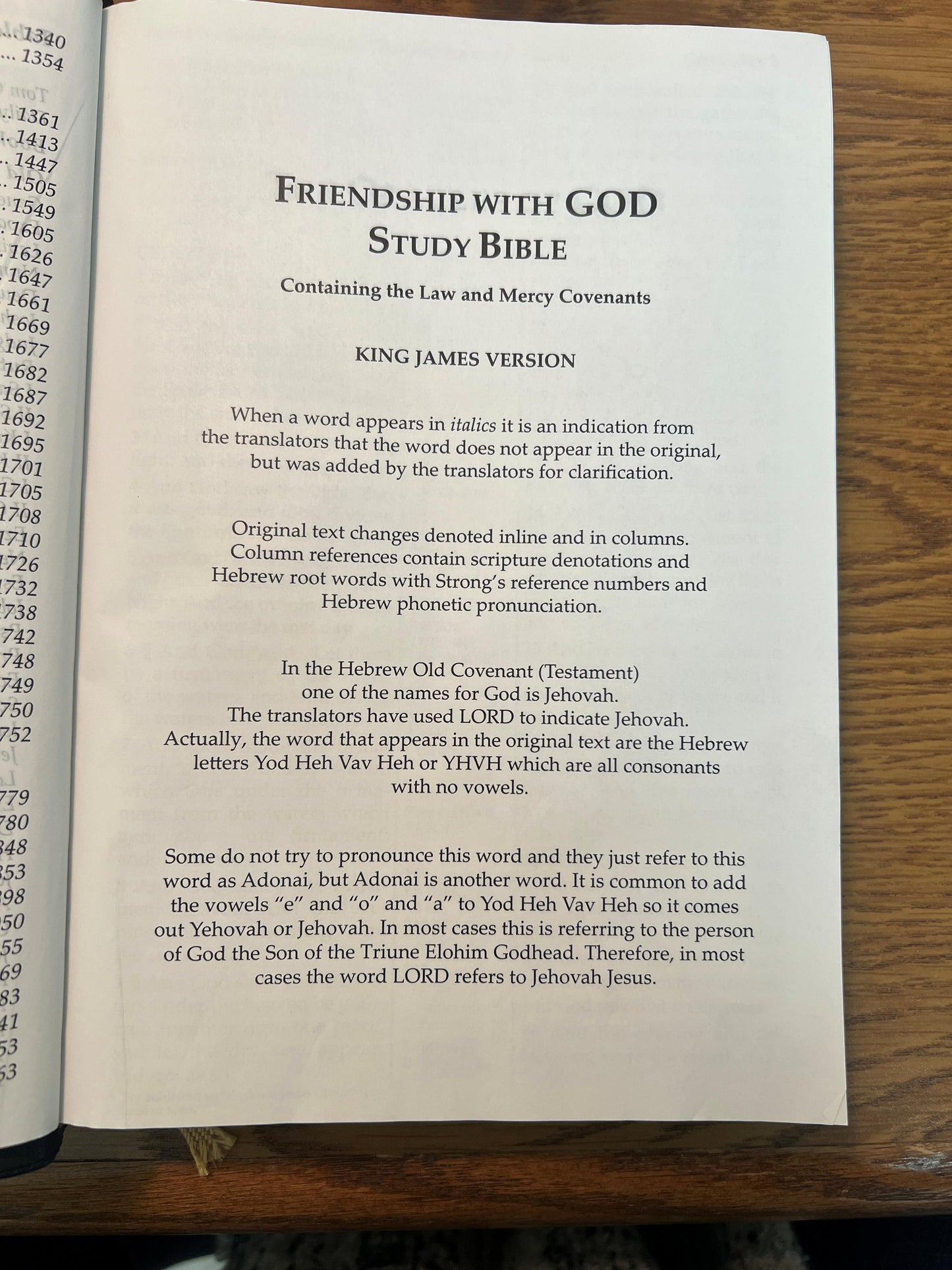 Friendship with God KJV Study Bible and Free Hymnal